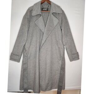 Badgley Mischka Gray Pea Coat